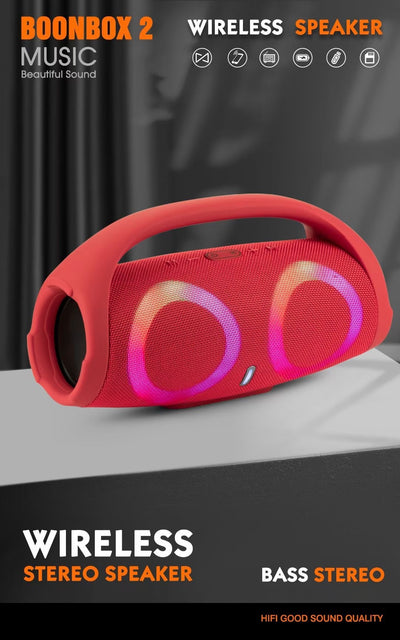 Parlante Portátil War Drum con Bluetooth, Luces RGB y Resistencia al Agua - Image 11
