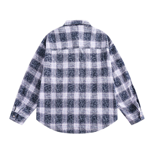 Blusa Holgada con Cuello Solapa y Encaje Plisado - Image 45