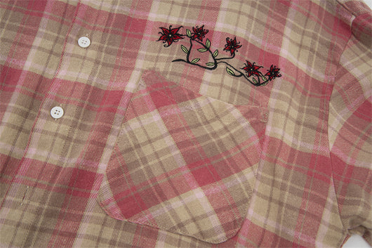 Camisa Cuadros Americana Retro para Hombre - Primavera y Otoño - Image 25