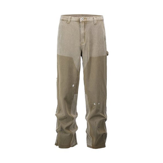 Pantalones Jeans Rectos Baggy con Costuras Lavadas - Image 21
