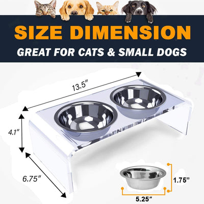 Comedero Elevado de Acrílico para Perros y Gatos - Image 15