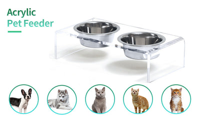 Comedero Elevado de Acrílico para Perros y Gatos - Image 19