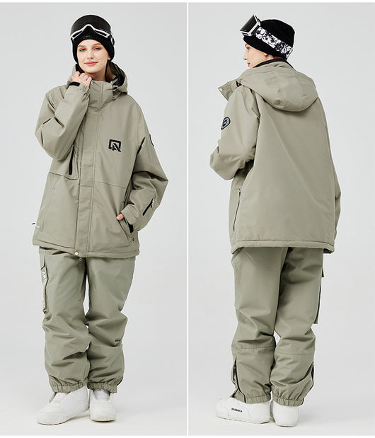 Traje de Esquí Doble Tabla para Hombre y Mujer - Abrigo Térmico Invernal - Image 53