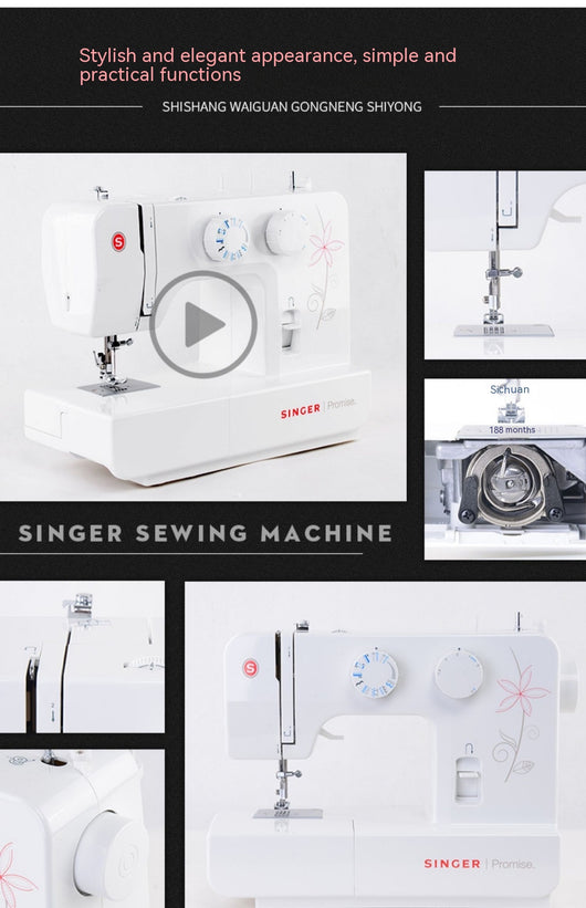 Máquina de Coser Automática Multifunción con Pedal y Overlock de Escritorio - Image 4