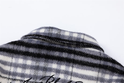 Chaqueta Acolchada de Cuadros para Hombre - Otoño e Invierno - Image 31