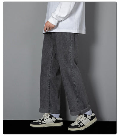 Pantalones Vaqueros Rectos Estilo Hong Kong con Efecto Adelgazante para Hombre - Image 22