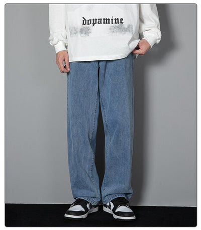 Pantalones Vaqueros Rectos Estilo Hong Kong con Efecto Adelgazante para Hombre - Image 23