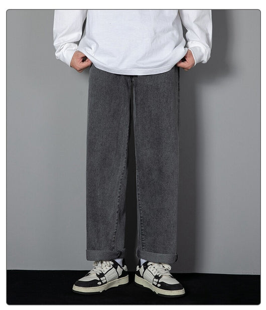 Pantalones Vaqueros Rectos Estilo Hong Kong con Efecto Adelgazante para Hombre - Image 25
