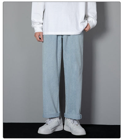 Pantalones Vaqueros Rectos Estilo Hong Kong con Efecto Adelgazante para Hombre - Image 26