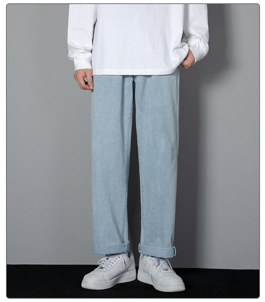 Pantalones Vaqueros Rectos Estilo Hong Kong con Efecto Adelgazante para Hombre - Image 26