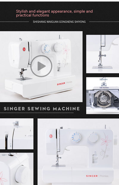 Máquina de Coser Automática Multifunción con Pedal y Overlock de Escritorio - Image 9