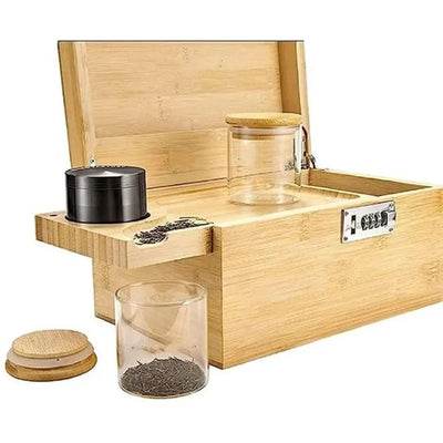 Caja de Seguridad Bambú con Candado Combinado Grande - Image 10