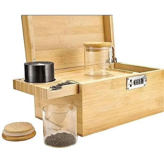 Caja de Seguridad Bambú con Candado Combinado Grande - Image 10