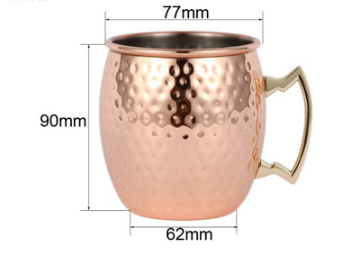Taza Térmica Moscow Mule de Acero Inoxidable con Baño de Cobre Martillado - Image 13
