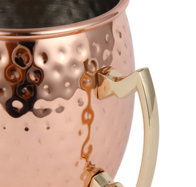 Taza Térmica Moscow Mule de Acero Inoxidable con Baño de Cobre Martillado - Image 16