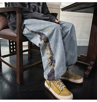 Jeans Holgados de Moda Urbana para Hombre - Diseño Parejas Casual Otoño - Image 27