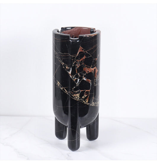 Jarrón Decorativo Hidropónico de Mármol con Planta Verde - Image 21