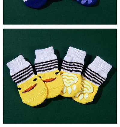 Pack 4 Calcetines Antideslizantes con Diseño Teddy Corgi Gato - Image 18