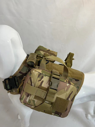 Chaleco Funcional para Perro con Bolsas de Hidratación y Accesorios - Image 21