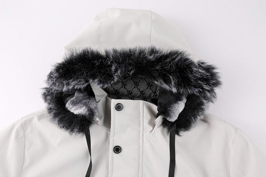 Chaqueta de Invierno para Hombre con Cuello de Pelo - Image 20