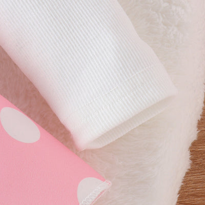 Pijama Mameluco Largo para Bebé Niña con Diseño de Conejo y Diadema - Image 8