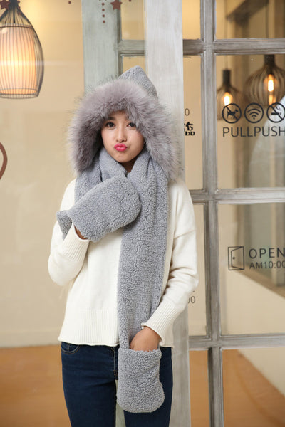 Conjunto Completo de Abrigo: Gorro, Bufanda y Guantes - Image 11