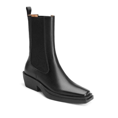 Botas de Cuero Suave para Mujer - Estilo Otoño Invierno Tendencia - Image 10