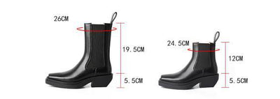 Botas de Cuero Suave para Mujer - Estilo Otoño Invierno Tendencia - Image 12