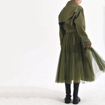 Chaqueta Cortavientos Verde con Malla Coreana para Mujer - Image 12