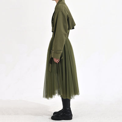 Chaqueta Cortavientos Verde con Malla Coreana para Mujer - Image 20