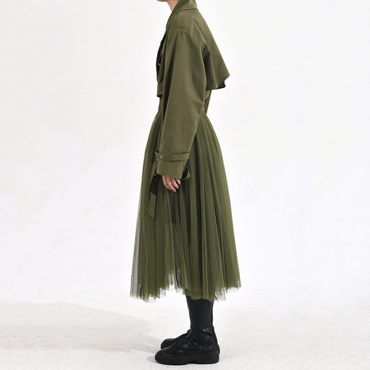 Chaqueta Cortavientos Verde con Malla Coreana para Mujer - Image 20