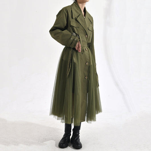 Chaqueta Cortavientos Verde con Malla Coreana para Mujer - Image 22