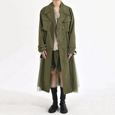 Chaqueta Cortavientos Verde con Malla Coreana para Mujer - Image 24