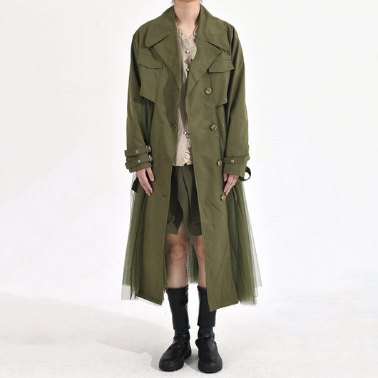 Chaqueta Cortavientos Verde con Malla Coreana para Mujer - Image 24