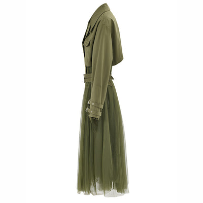 Chaqueta Cortavientos Verde con Malla Coreana para Mujer - Image 27
