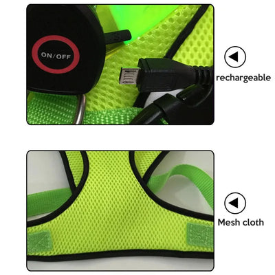 Arnés LED Recargable para Perros con Reflectante de Seguridad - Image 21