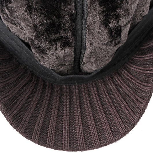Gorra de Béisbol Inviernal con Orejeras en Cuero PU Acolchado - Image 10