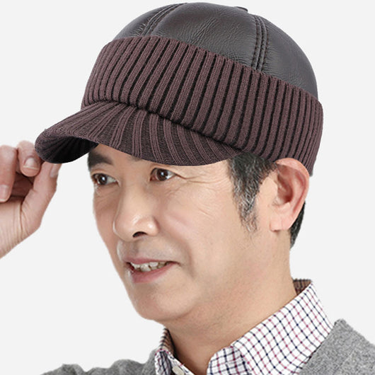Gorra de Béisbol Inviernal con Orejeras en Cuero PU Acolchado - Image 11