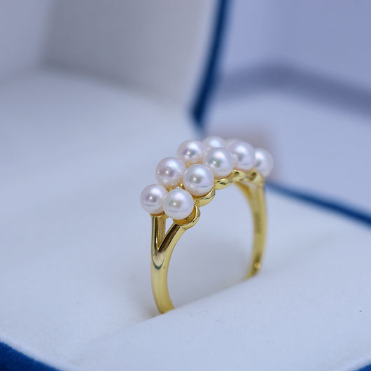 Anillo de Plata S925 Doble Fila con Textura Círculo Perfecto - Image 15