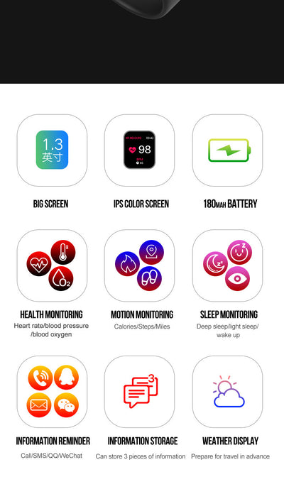 Reloj Inteligente Deportivo B57 Compatible con Apple - Image 18