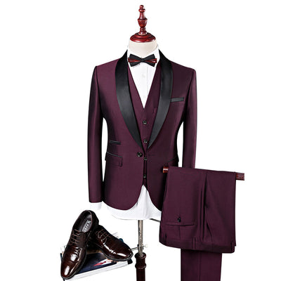 Traje de Tres Piezas para Hombre - Conjunto Elegante para Novio y Eventos Formales - Image 16