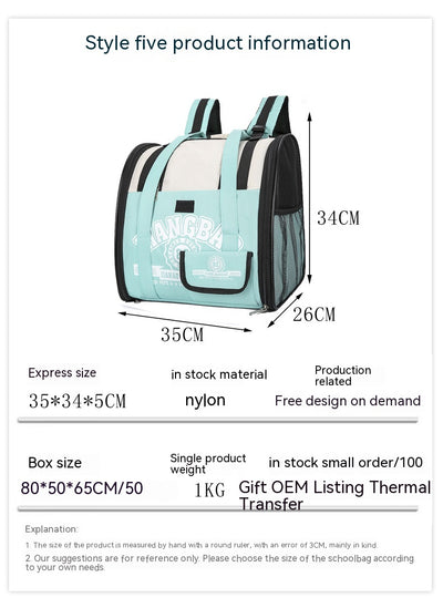 Mochila Transportadora Plegable para Mascotas - Respirable y Cómoda - Image 41