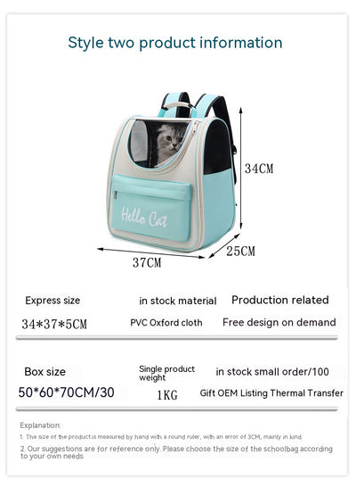 Mochila Transportadora Plegable para Mascotas - Respirable y Cómoda - Image 43