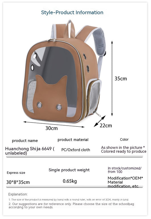 Mochila Transportadora Plegable para Mascotas - Respirable y Cómoda - Image 48