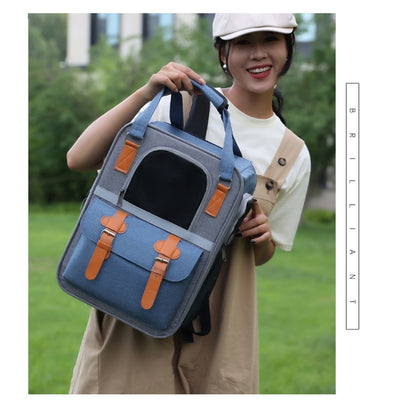 Mochila Transportadora Plegable para Mascotas - Respirable y Cómoda - Image 49