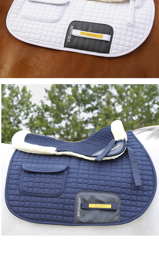 Almohadilla de Lana con Absorción de Impactos para Montar a Caballo - Image 6