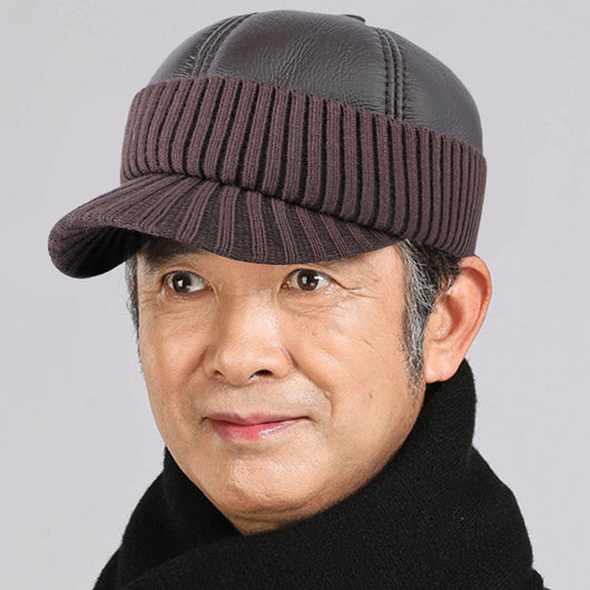 Gorra de Béisbol Inviernal con Orejeras en Cuero PU Acolchado - Image 14