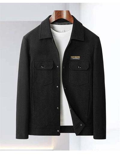 Chaqueta de Piqué para Hombre - Casual Profesional con Cuello Polo - Image 9