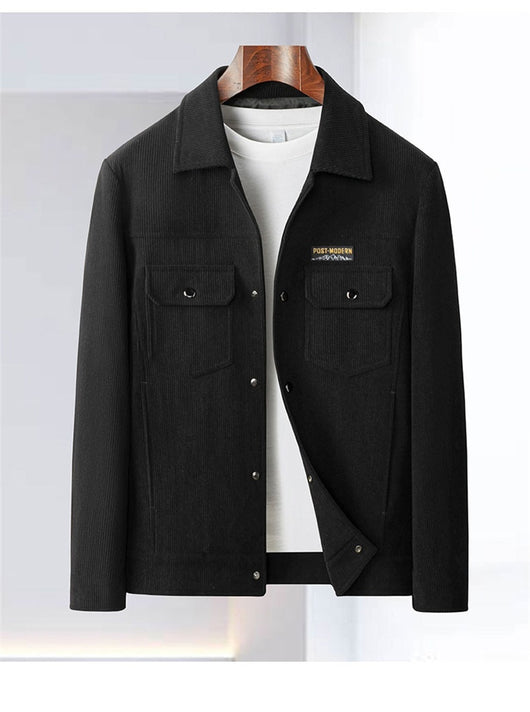 Chaqueta de Piqué para Hombre - Casual Profesional con Cuello Polo - Image 9