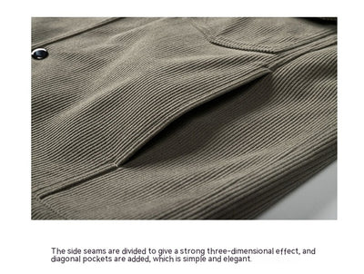 Chaqueta de Piqué para Hombre - Casual Profesional con Cuello Polo - Image 15